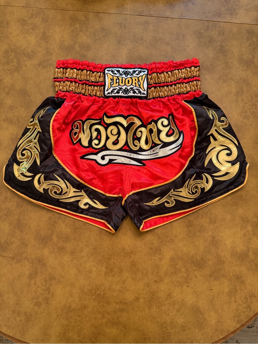 Red & Black Women's Muay Thai Shorts